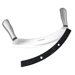 Pizzasnijder - wiegemes roestvrij staal – 30,5 cm