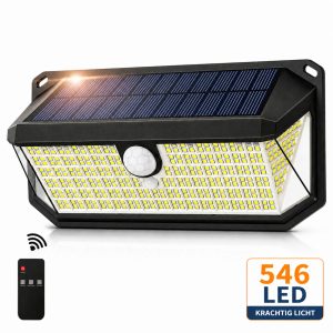 Solar Buitenlamp - 546 LED's - Met Afstandsbediening - IP65 - AXIMO